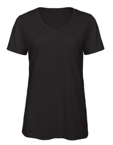 Damska koszulka B&C V-Neck Triblend