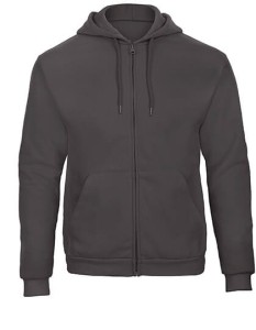 Męska bluza rozpinana na zamek z kieszeniami B&C ID.205 50/50