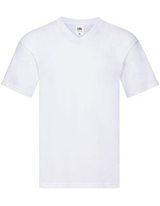 Męska koszulka z dekoltem w szpic FRUIT OF THE LOOM Original V-Neck 