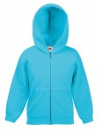Dziecięca bluza z kapturem rozpinana na zamek i kieszeniami FRUIT OF THE LOOM Classic 62-045-0