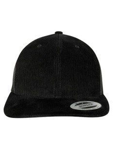 Sztruksowa czapka w stylu retro 5 paneli FLEXFIT