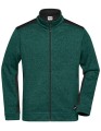 JN862_Dark-Green-Melange_Black