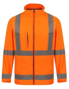 Kurtka robocza softshell z odblaskami Hi-Viz