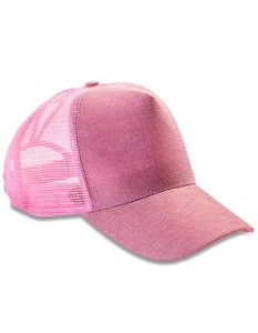 Kontrastowa czapka zapinana na rzep 5 paneli Result Headwear