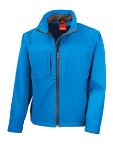 Klasyczna kurtka męska przeciwdeszczowa softshell R121M