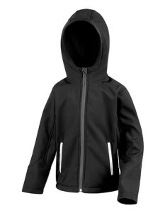 Dziecięca przeciwdeszczowa kurtka softshell z kapturem R224Y