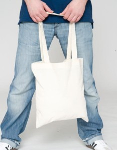 Cotton Bag, Long Handles, PREMIUM