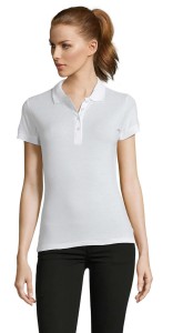 Damska dopasowana koszulka bawełniana polo Passion SOL´S