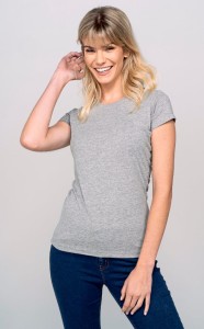 Damska koszulka z krótkimi rękawami Regular Premium JHK