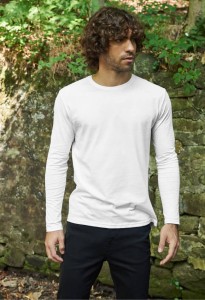 Koszulka unisex z długimi rękawami z bawełny organicznej ECOLOGIE Erawan