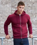 Bluza organiczna unisex z kapturem rozpinana na zamek JUST HOODS