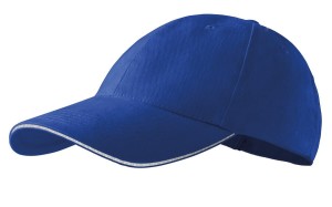 Czapka z daszkiem z kontrastowym paskiem  6 paneli Sandwich Malfini®