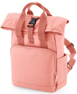 Mały plecak rolowany z materiału z recyklingu Mini BagBase®