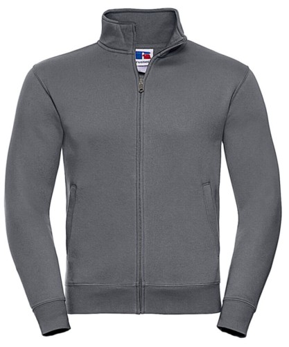 R-267M-0-convoy-grey-solid-bluza-meska-z-dlugim-zamkiem-Authentic-Russell.jpg