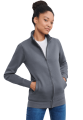 R-267F-0-convoy-grey-solid-bluza-damska-z-dlugim-zamkiem-Authentic-Russell-front.png