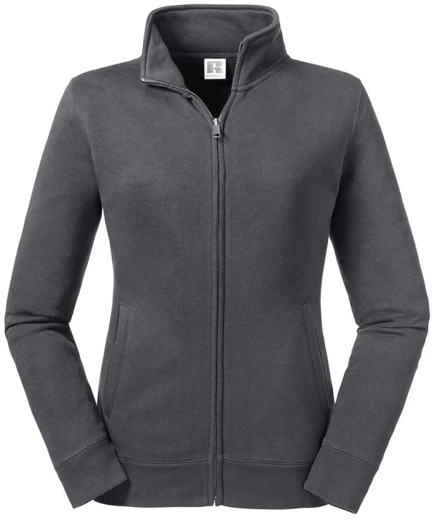 R-267F-0-convoy-grey-solid-bluza-damska-z-dlugim-zamkiem-Authentic-Russell.jpg