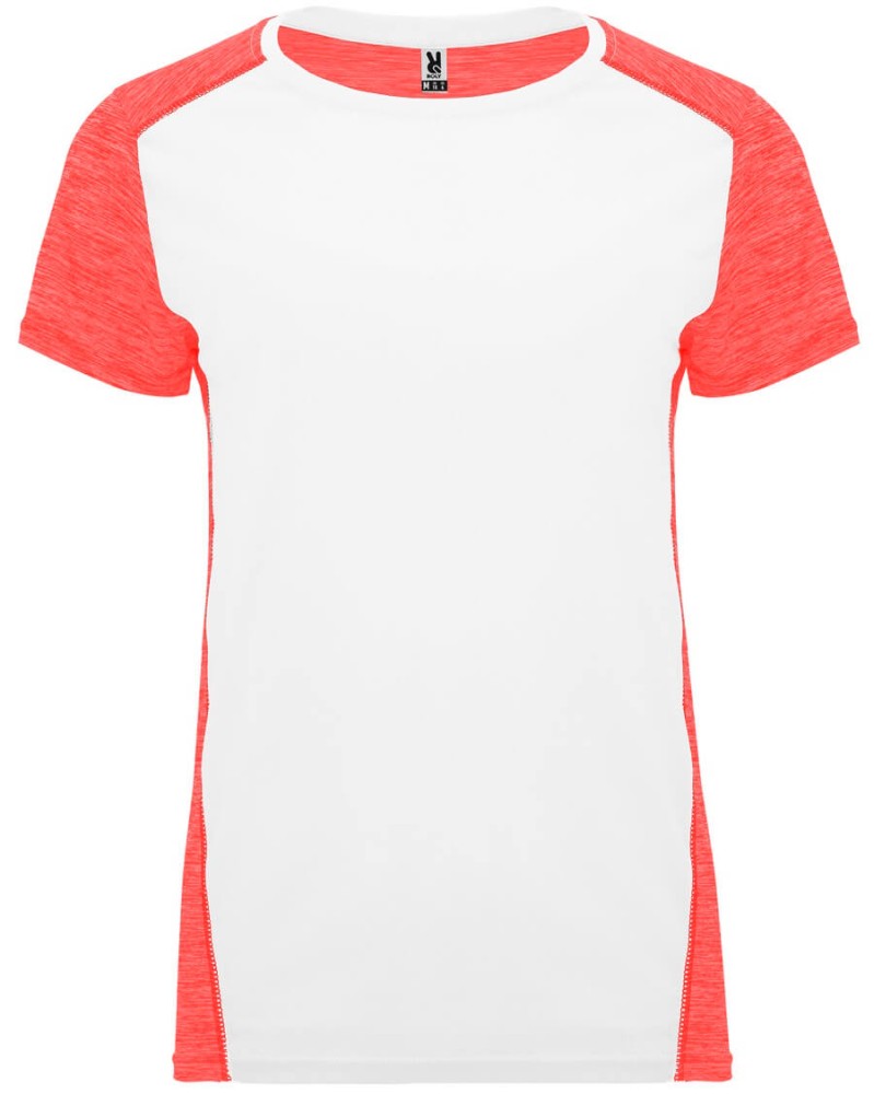 CA6663-white-heather-fluor-coral-sportowa-koszulka-damska-ROLY-Zolder
