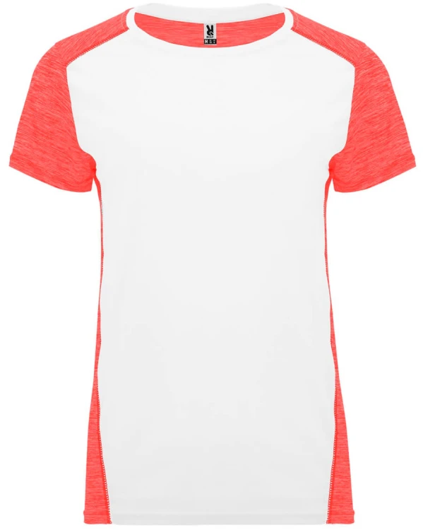 CA6663-white-heather-fluor-coral-sportowa-koszulka-damska-ROLY-Zolder