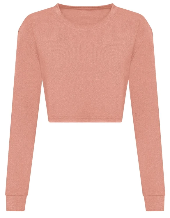 JT016-dusty-pink-koszulka-damska-Crop-JUST-TS-by-AWDis