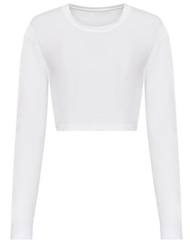 JT016-solid-white-koszulka-damska-Crop-JUST-TS-by-AWDis