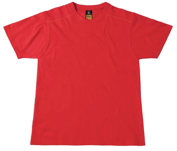 TUC01-red-meski-T-shirt-roboczy-B&C-Perfect-Pro