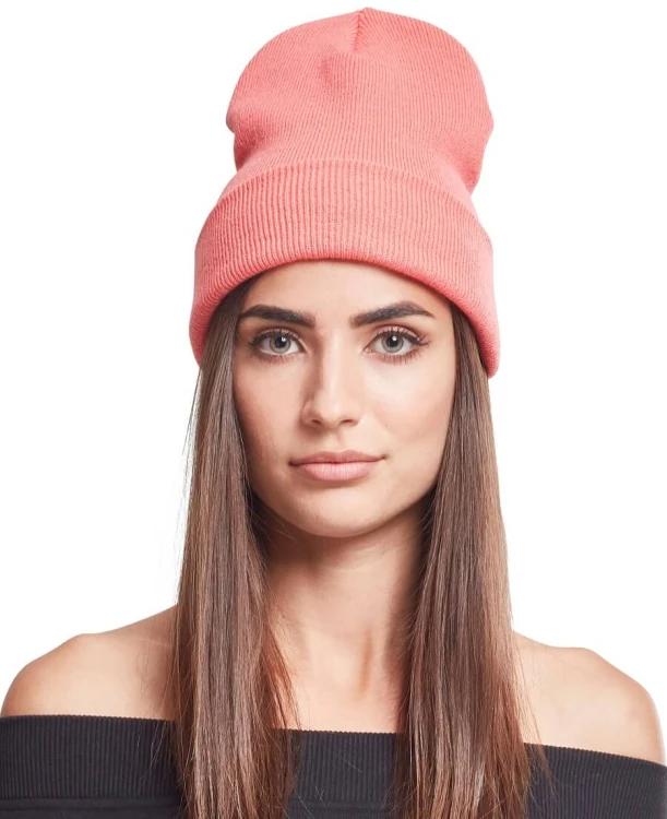 1501KC-coral-dluga-czapka-hipoalergiczna-beanie-FLEXFIT-Heavyweight-0.jpg