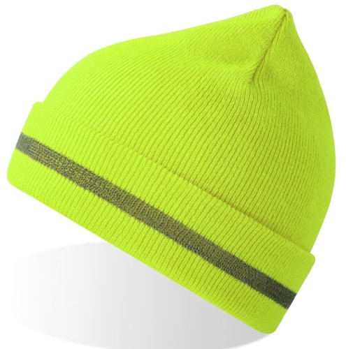 WORS-yellow-fluo-zimowa-czapka-typu-beanie-z-odblaskowym-paskiem-ATLANTIS-Workout.jpg