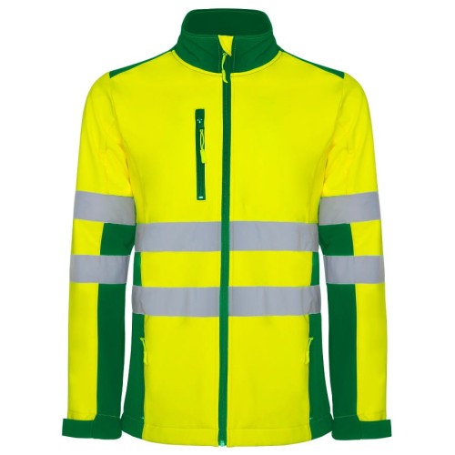 HV9303-garden-green-fluor-yellow-dwukolorowa-kurtka-odblaskowa-Hi-Viz-Softshell-ROLY-WORKWEAR-Antares-front