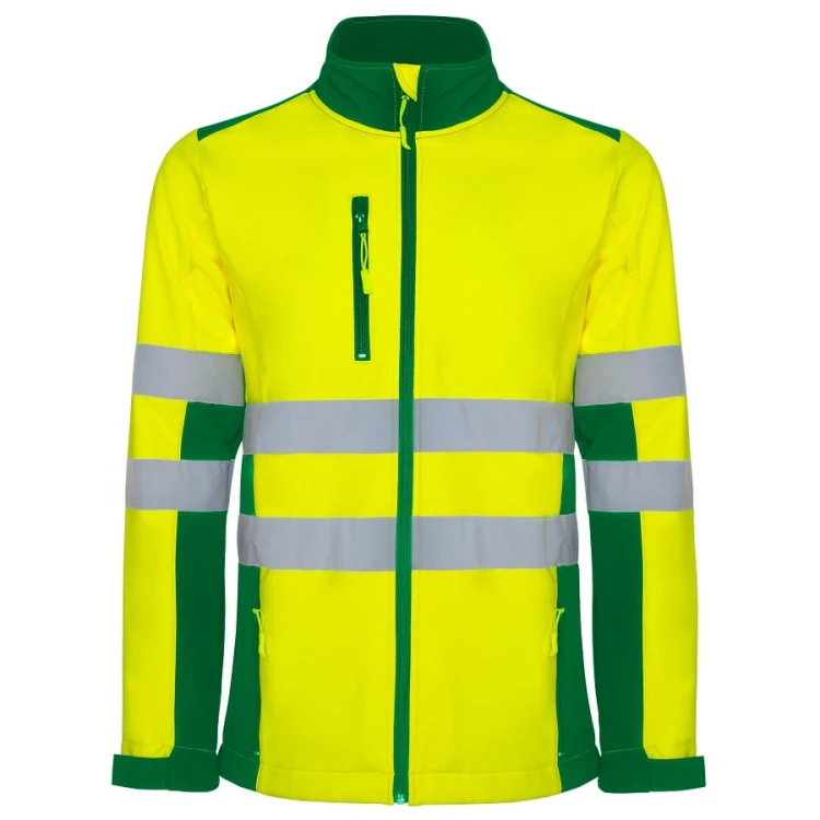 HV9303-garden-green-fluor-yellow-dwukolorowa-kurtka-odblaskowa-Hi-Viz-Softshell-ROLY-WORKWEAR-Antares-front