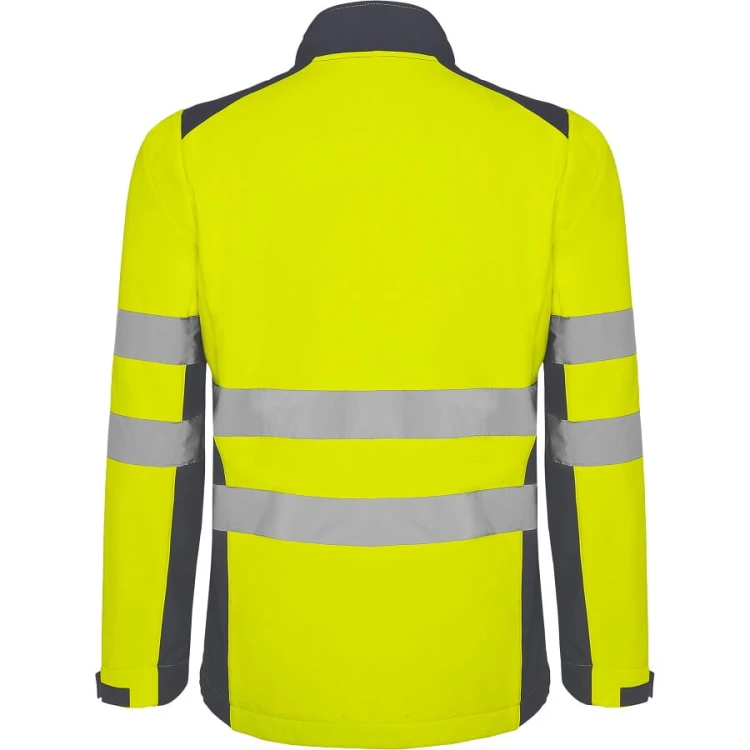 HV9303-lead-fluor-yellow-dwukolorowa-kurtka-odblaskowa-Hi-Viz-Softshell-ROLY-WORKWEAR-Antares-back