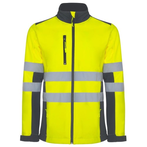 HV9303-lead-fluor-yellow-dwukolorowa-kurtka-odblaskowa-Hi-Viz-Softshell-ROLY-WORKWEAR-Antares-front
