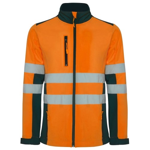 HV9303-navy-blue-fluor-orange-dwukolorowa-kurtka-odblaskowa-Hi-Viz-Softshell-ROLY-WORKWEAR-Antares-front