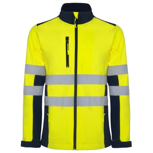 HV9303-navy-blue-fluor-yellow-dwukolorowa-kurtka-odblaskowa-Hi-Viz-Softshell-ROLY-WORKWEAR-Antares-front