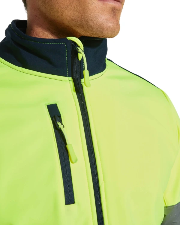 HV9303-navy-blue-fluor-yellow-dwukolorowa-kurtka-odblaskowa-Hi-Viz-Softshell-ROLY-WORKWEAR-Antares-detail