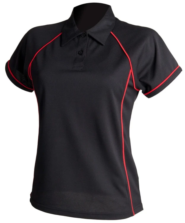 LV371-black-red-damskie-polo-sportowe-FINDEN-HALES-performance