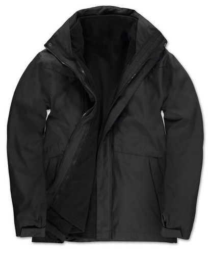 JU873-black-kurtka-3-w-1-z-kapturem-i-z-odpinanym-polarem-B&C-Corporate