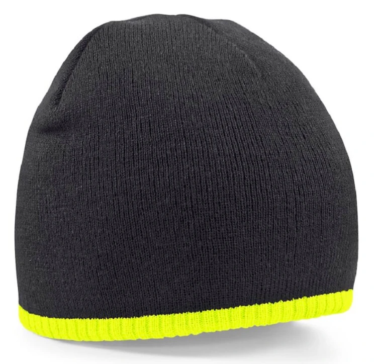 B44C-black-fluorescent-yellow-czapka-zimowa-z-kontrastowym-paskiem-BEECHFIELD