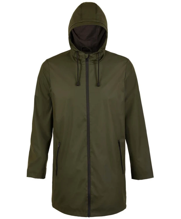 03174-deep-khaki-meska-kurtka-przeciwdeszczowa-parka-NEOBLU-Antoine-front