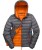 R194F-grey-orange-lekka-kurtka-damska-pikowana-z-kapturem-RESULT-Snow-Bird