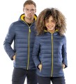R194F-navy-yellow-lekka-kurtka-damska-pikowana-z-kapturem-RESULT-Snow-Bird