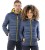 R194F-navy-yellow-lekka-kurtka-damska-pikowana-z-kapturem-RESULT-Snow-Bird