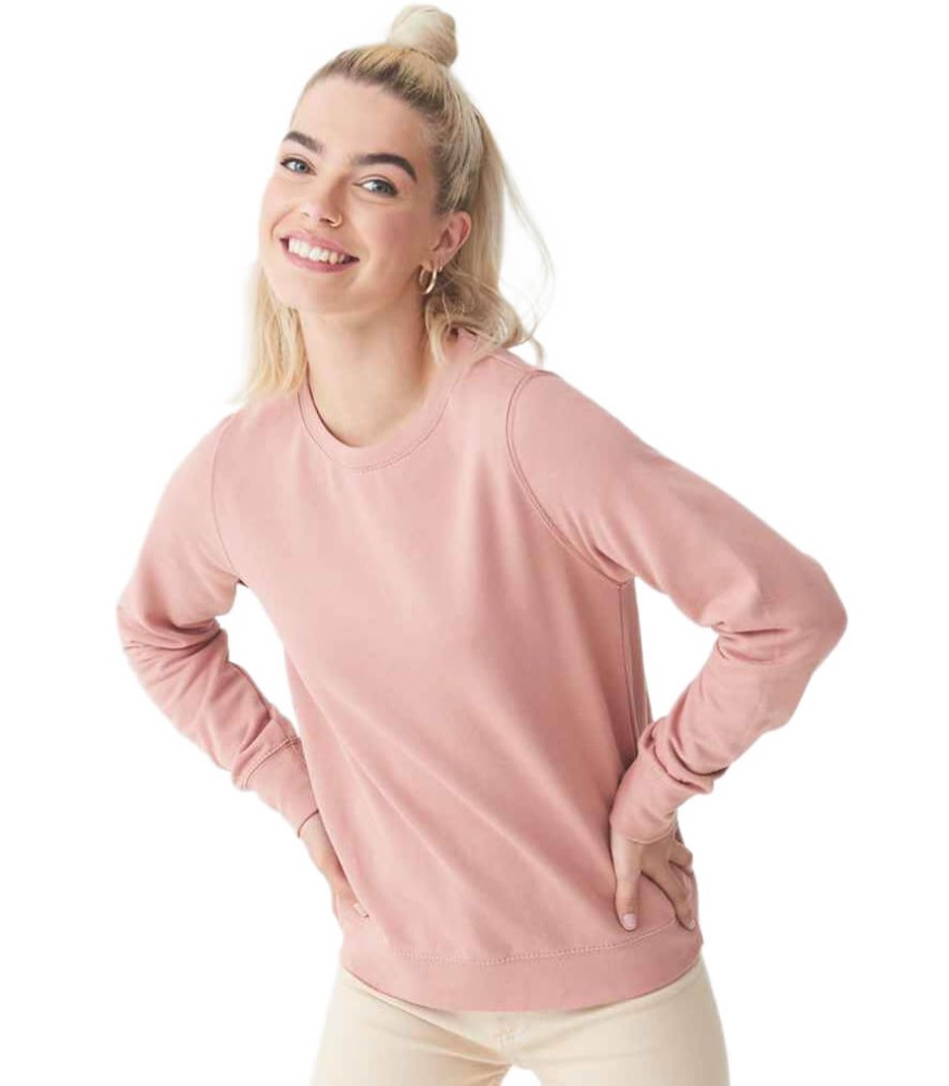JH030F-dusty-pink-damska-bluza-klasyczna-JUST-HOODS-by-AWDis