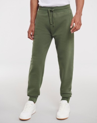 0R268M0-olive-meskie-spodnie-dresowe-do-biegania-RUSSELL-Authentic-front