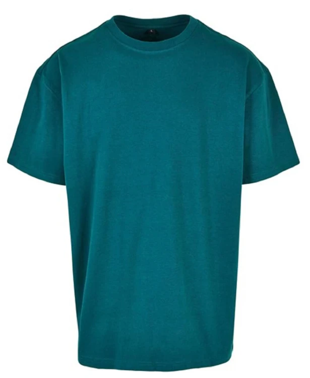 BY102-retro-green-gruba-koszulka-meska-BUILD-YOUR-BRAND-Heavy-Oversize