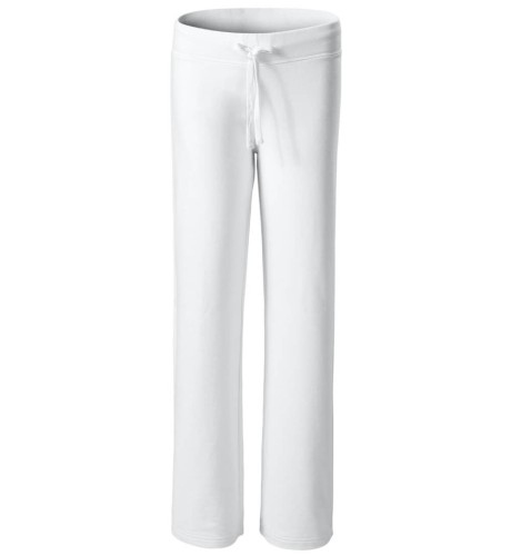 608-bialy-dresowe-spodnie-damskie-MALFINI-Comfort-front