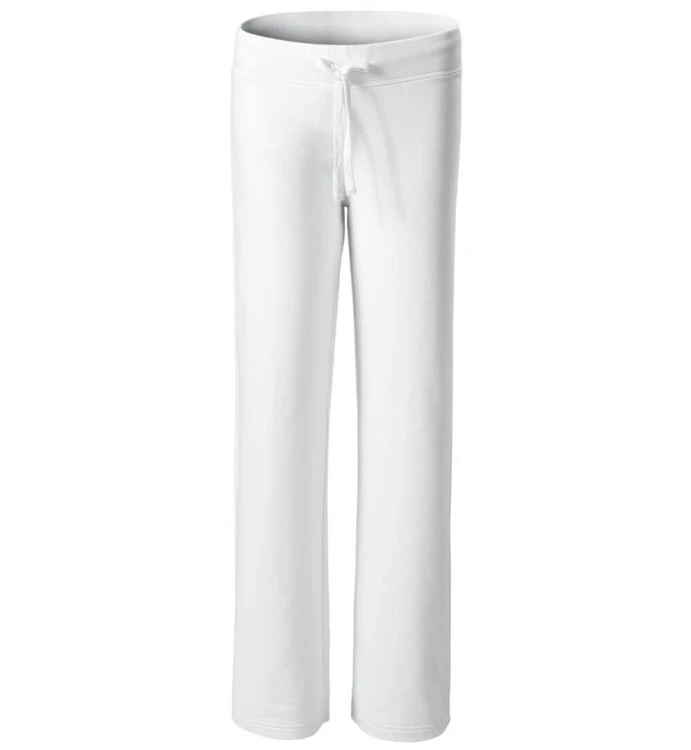 608-bialy-dresowe-spodnie-damskie-MALFINI-Comfort-front
