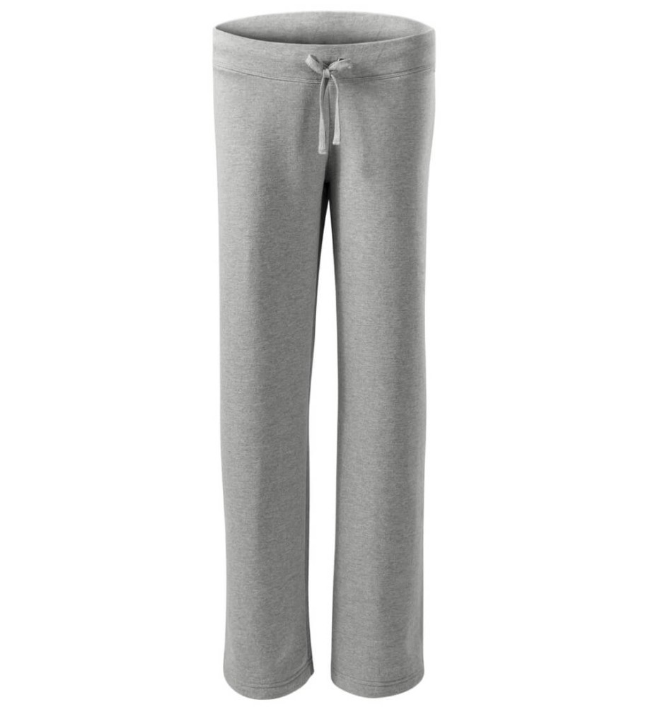 608-ciemnoszary-melanz-dresowe-spodnie-damskie-MALFINI-Comfort-front
