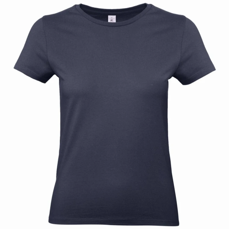 TW04T-navy-blue-damska-koszulka-z-krotkimi-rekawami-B&C-E190