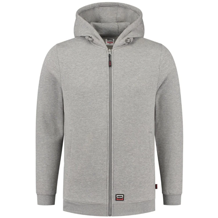 301014-grey-melange-rozpinana-bluza-z-kapturem-TRICORP-front