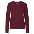O83001-bordeaux-bluza-damska-klasyczna-z-bawelny-organicznej-NEUTRAL